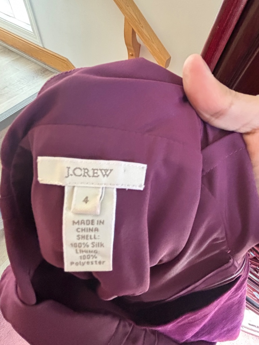 NWT J Crew Knee length dress size 4 - Picture 5 of 6